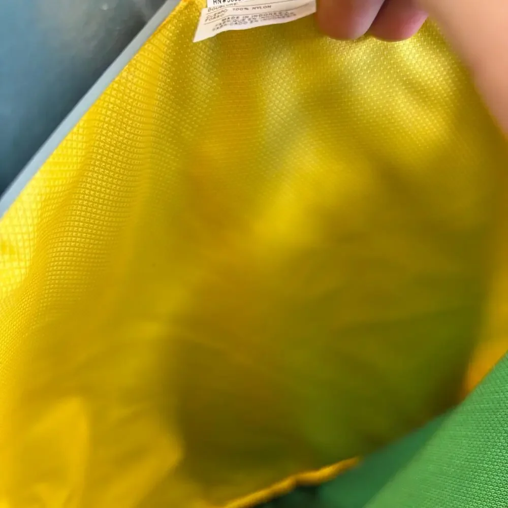 Nike Brazil Draw String Bag Color Green / Yellow